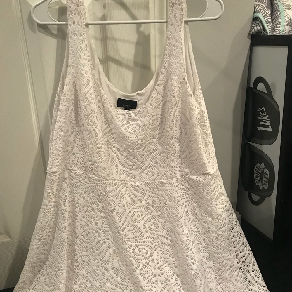 White Lace Apt. 9 dress